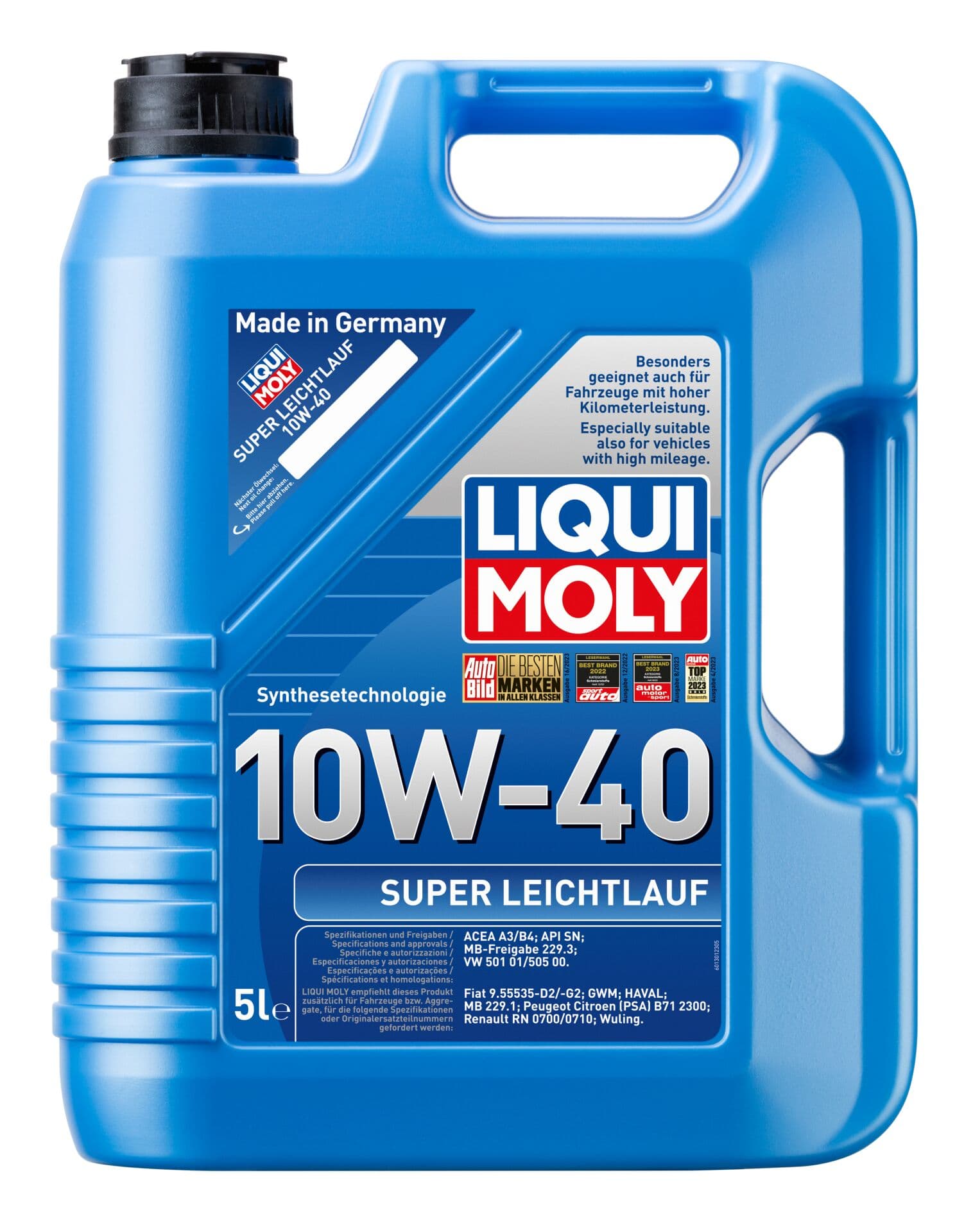 Liqui Moly 10W40 Sentetik Motor Yağı 5 Litre | LQM-9505