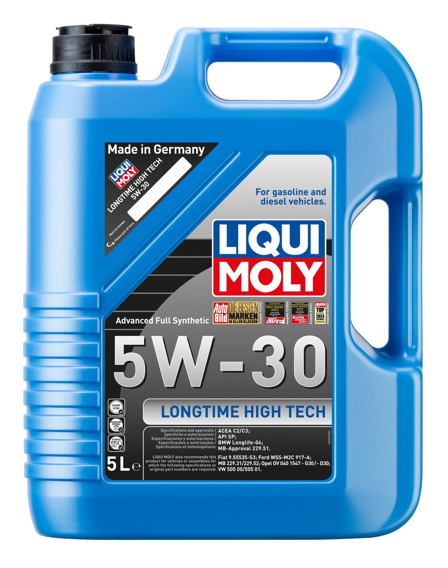 Liqui Moly Longtime High Tech 5W30 Motor Yağı 5 Litre | LQM-9507