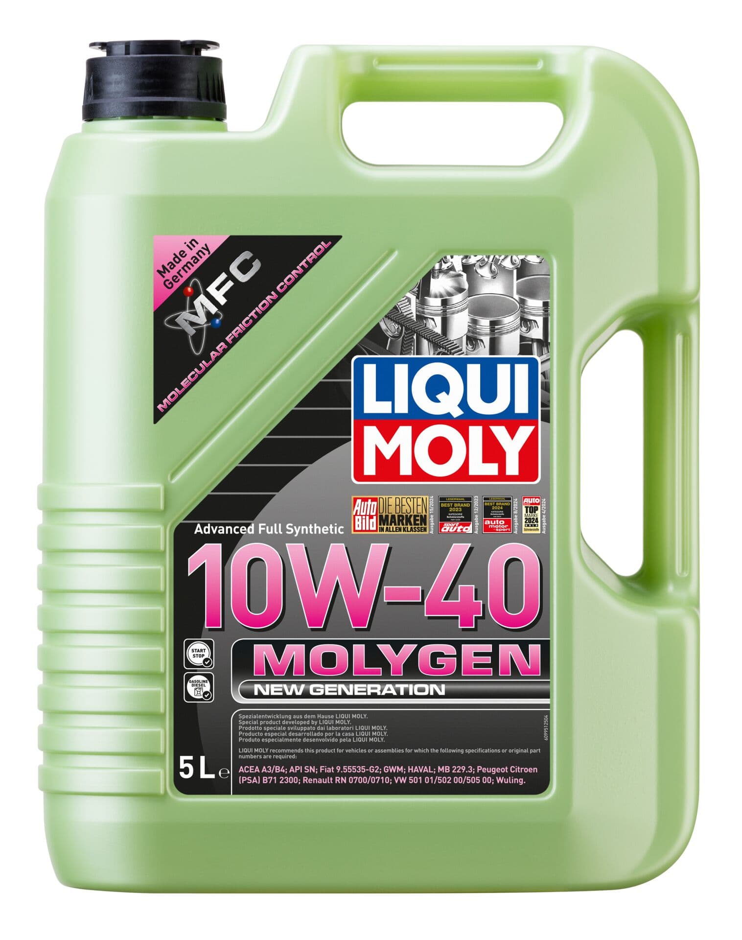 Liqui Moly Molygen New Generation 10W40 5 Litre | LQM-9951