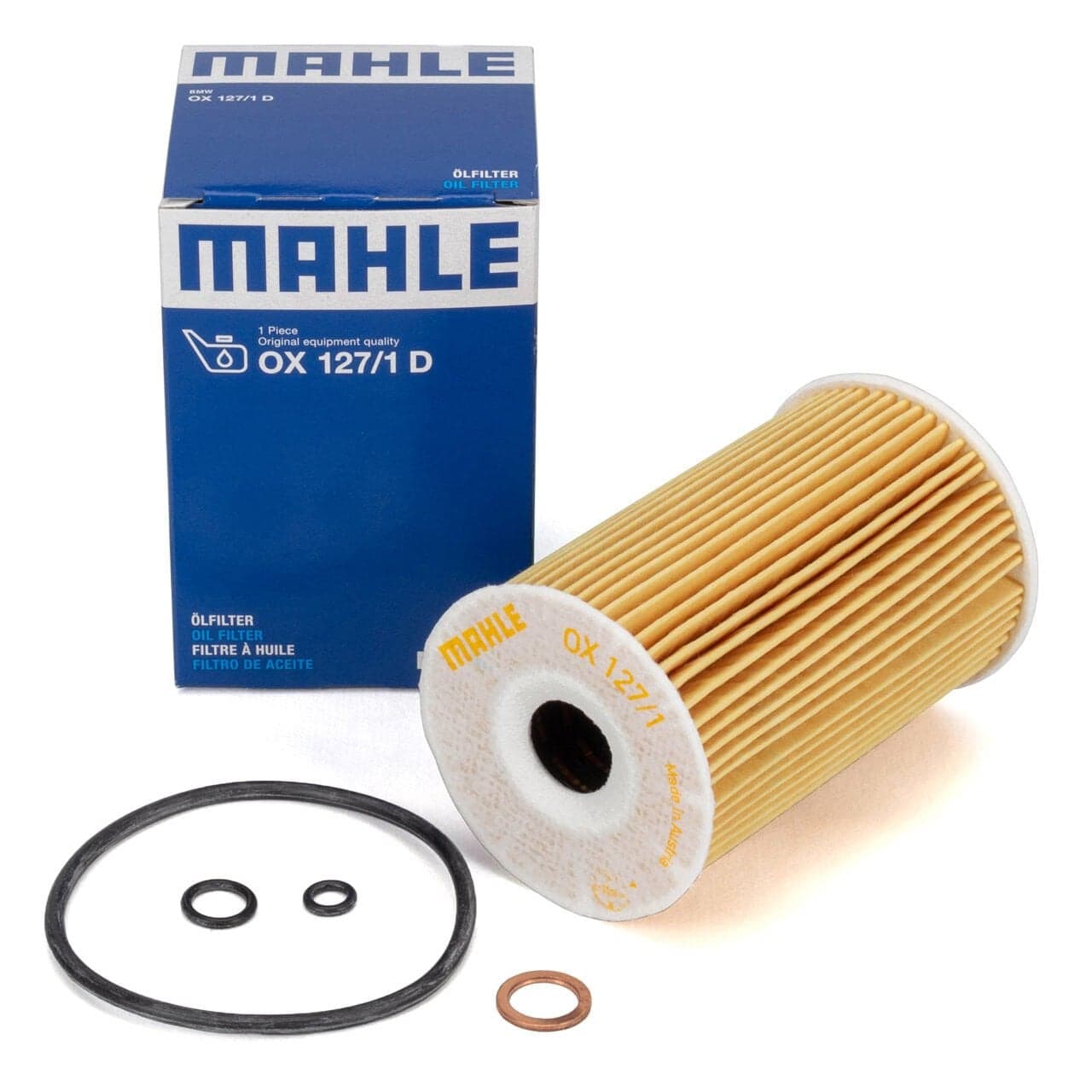 BMW 3 Serisi E36 316i M43 Yağ Filtresi | MAHLE OX 127/1D