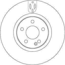 Mercedes Vito III 447 111 CDI OM622 Ön Fren Diski | TRW DF6744S