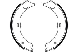 Mercedes Vito III 447 110 CDI OM622 Arka Fren Balatası (Pabuç) | TRW GS8741