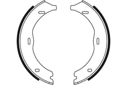 Mercedes Vito III 447 114 CDI OM654 Arka Fren Balatası (Pabuç) | TRW GS8741