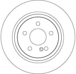 Mercedes E Serisi W212 E 200 CGI BlueEFFICIENCY M271 Arka Fren Diski | TRW DF4263