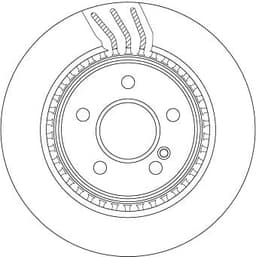 Mercedes E Serisi Coupe W207 E 350 CDI BlueEFFICIENCY OM642 Arka Fren Diski | TRW DF4864S