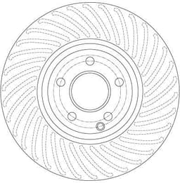 Mercedes E Serisi W212 E 220 BlueTEC OM651 Ön Fren Diski | TRW DF6195S