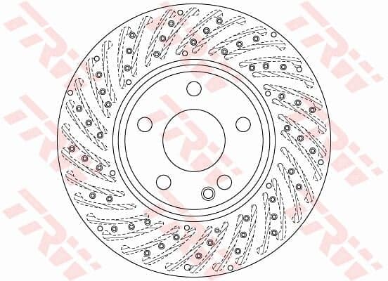 Mercedes GLA Serisi X156 GLA 200 M270 Ön Fren Diski | TRW DF6262S