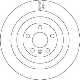 Mercedes GL / GLS X166 350 CDI BlueTEC, 350d OM642 Arka Fren Diski | TRW DF6365S