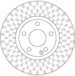 Mercedes GLA Serisi X156 GLA 200 M270 Ön Fren Diski | TRW DF6501