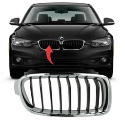 BMW 3 Serisi F30 Panjur Sağ Krom İçi Siyah | ITHAL 51137260498