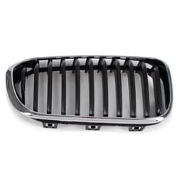 BMW 1 Serisi F20 Panjur Sağ Krom Siyah | ITHAL 51137371748