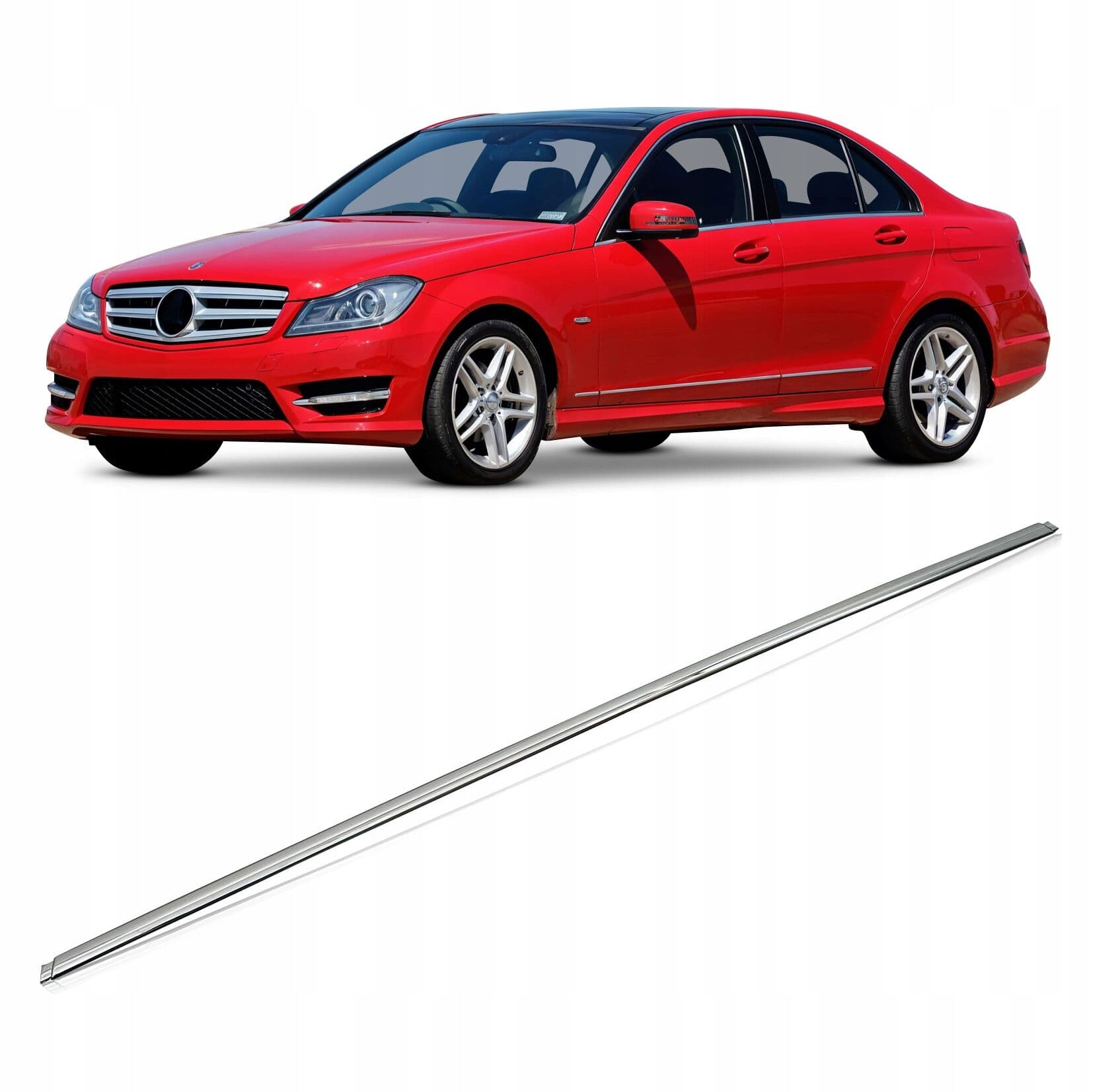 Mercedes C Serisi W204 Tampon Arka Orta Nikelaj | ITHAL A2048853121