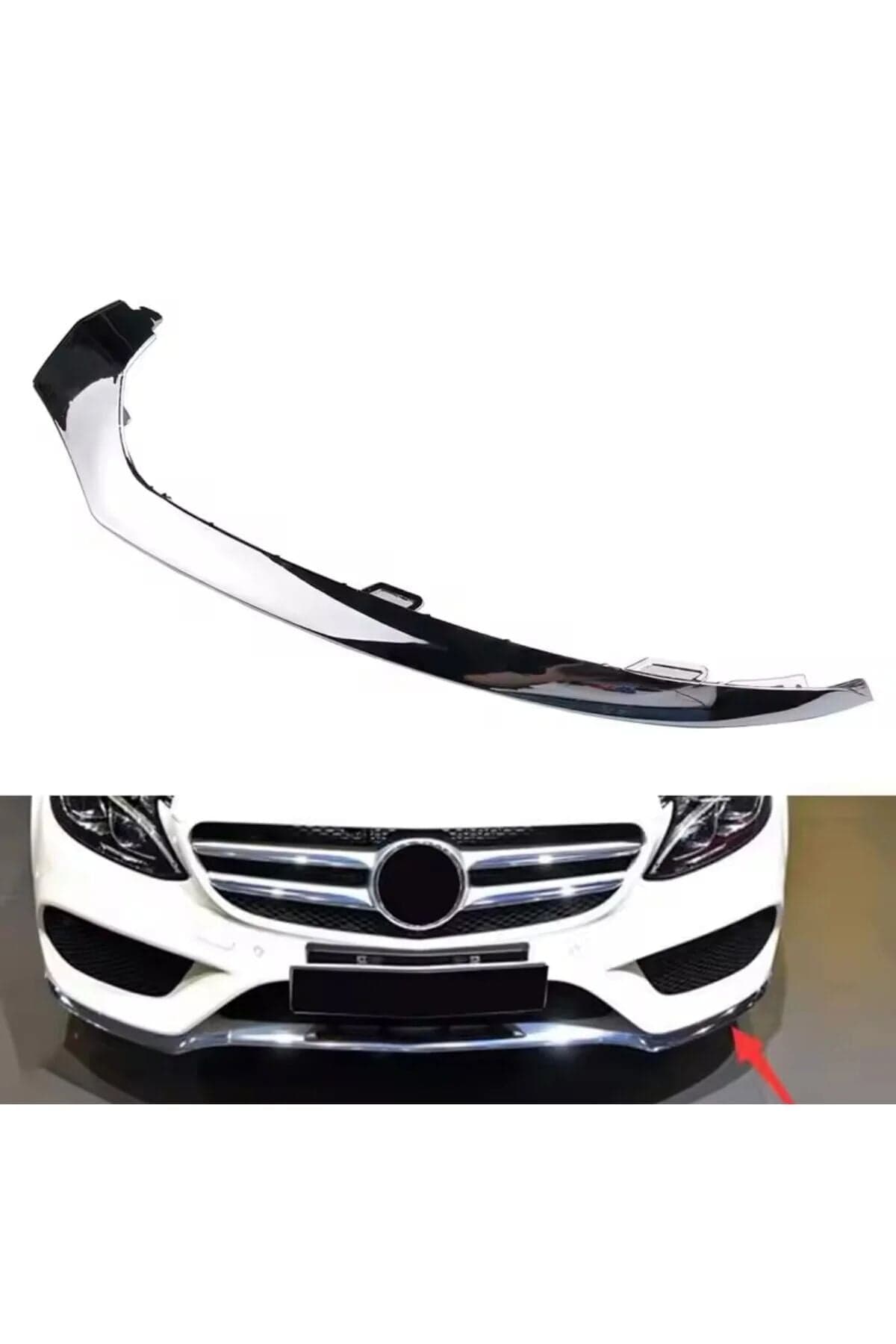 Mercedes C Serisi W205 Tampon Nikelajı Ön Sol | ITHAL A2058851374