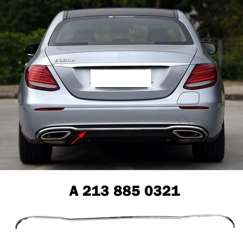 Mercedes C Serisi W206 Tampon Çıtası Arka Orta Siyah Amg 2021 | ITHAL A2068856303