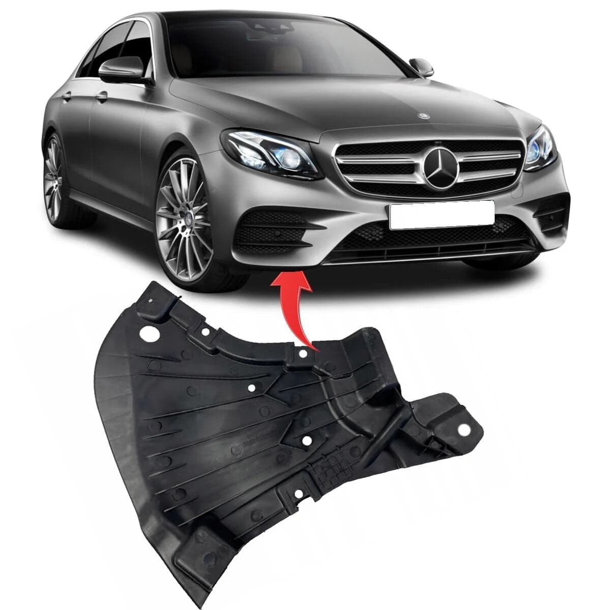 Mercedes E Serisi W213 Tampon Alt Muhafaza Ön Sağ Benzin Amg (Oem Kalite) |ITHAL A2135202600