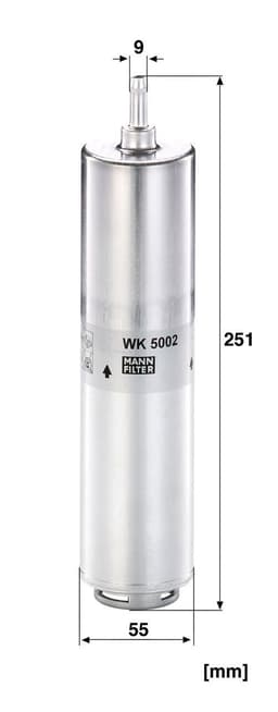 BMW X3 E83 3.0 d M57 Yakıt Filtresi | MANN WK 5002