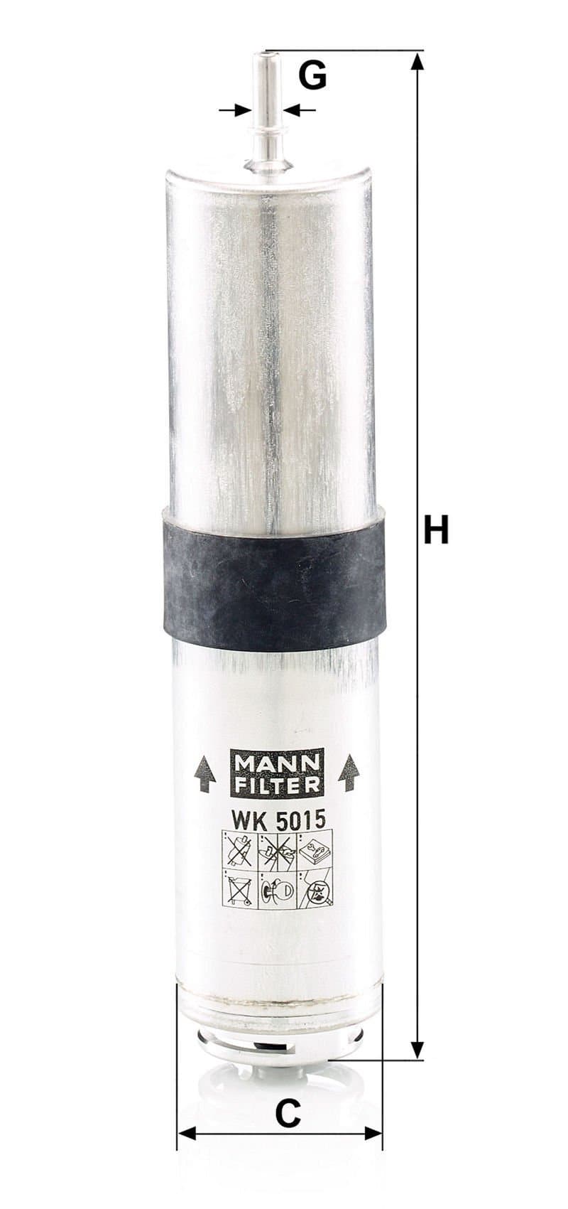 BMW X1 Serisi F48 16d B37 Yakıt Filtresi | MANN WK 5015Z