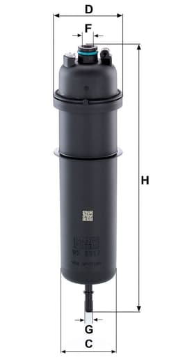 BMW 5 Serisi G30 G31 525d B47 Yakıt Filtresi | MANN WK 5017