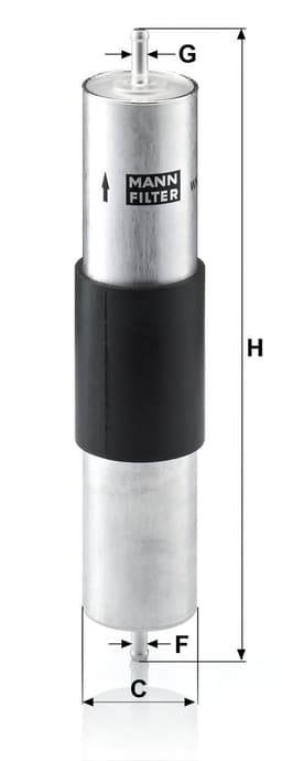 BMW Z3 E36 2.8 M52 Yakıt Filtresi | MANN WK 516/1