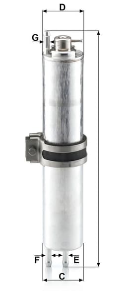 BMW 7 Serisi E65-E66 740i N62 Yakıt Filtresi | MANN WK 532/2