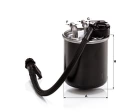 Mercedes E Serisi W212 E 220 BlueTEC OM651 Yakıt Filtresi | MANN WK820/18