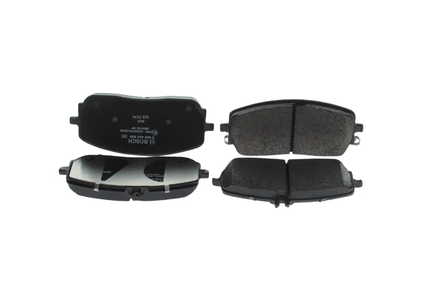 Mercedes W247 B 250 Fren Balatası Ön | BOSCH 0986424888