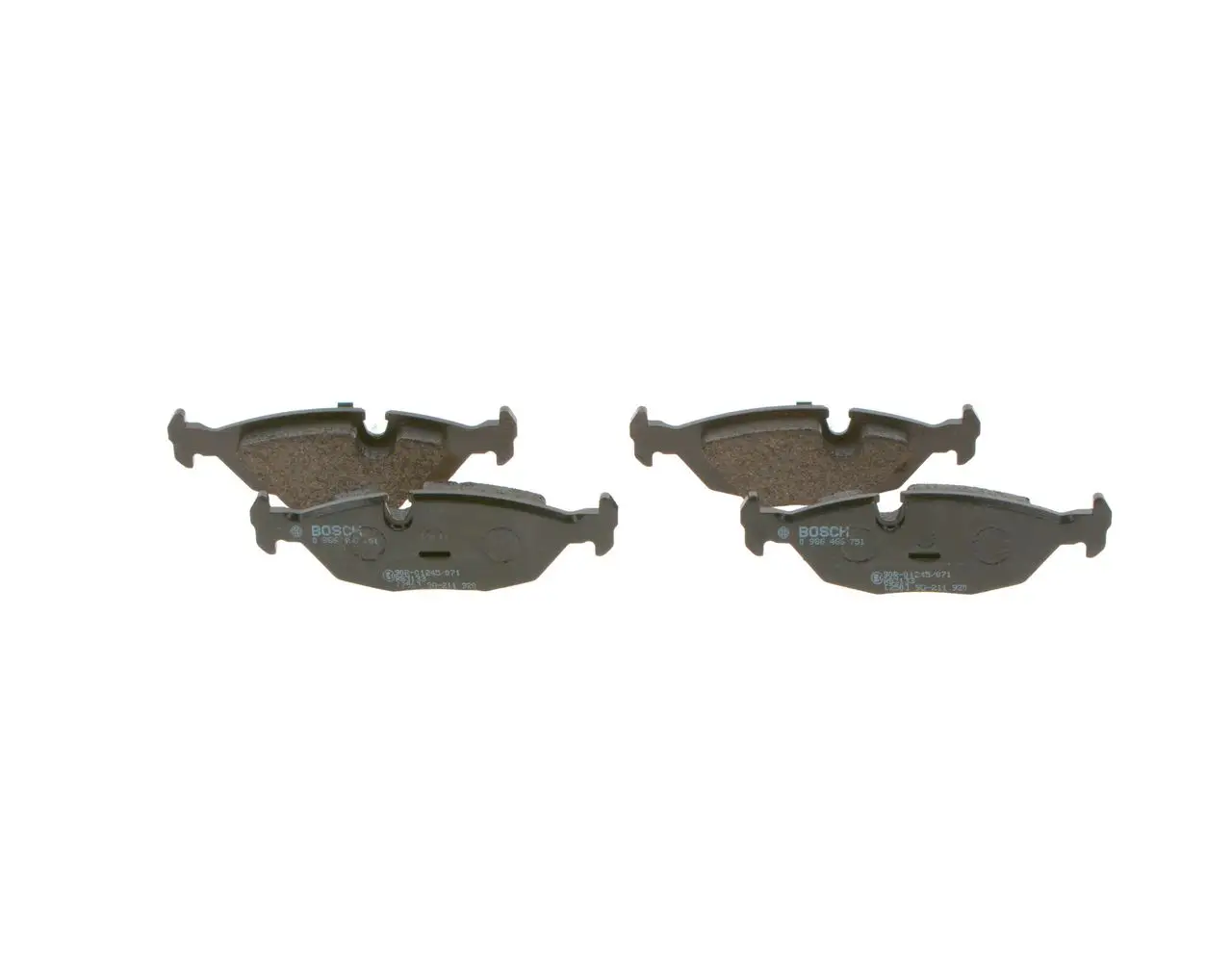 BMW E30 325i Fren Balatası Arka | BOSCH 0986466751