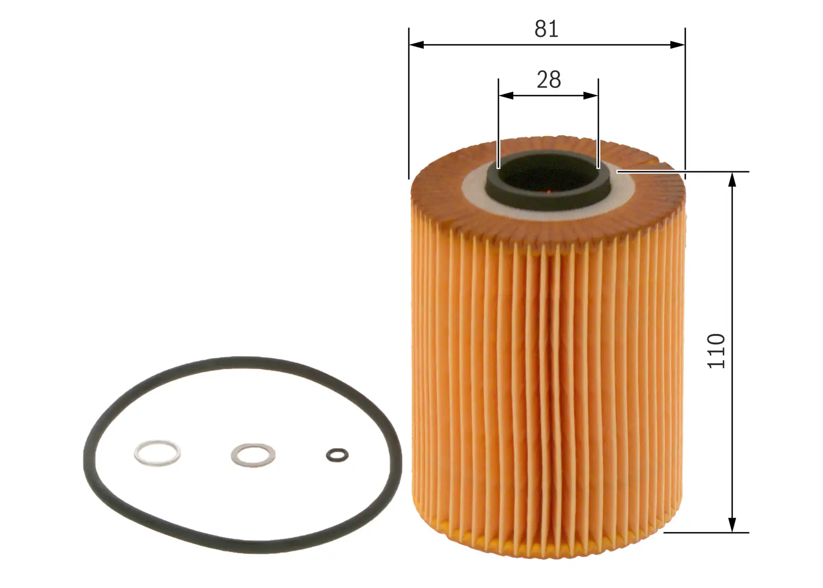 BMW 3 Serisi E46 M3 CSL 3.2 S54 Yağ Filtresi | BOSCH 1457429264