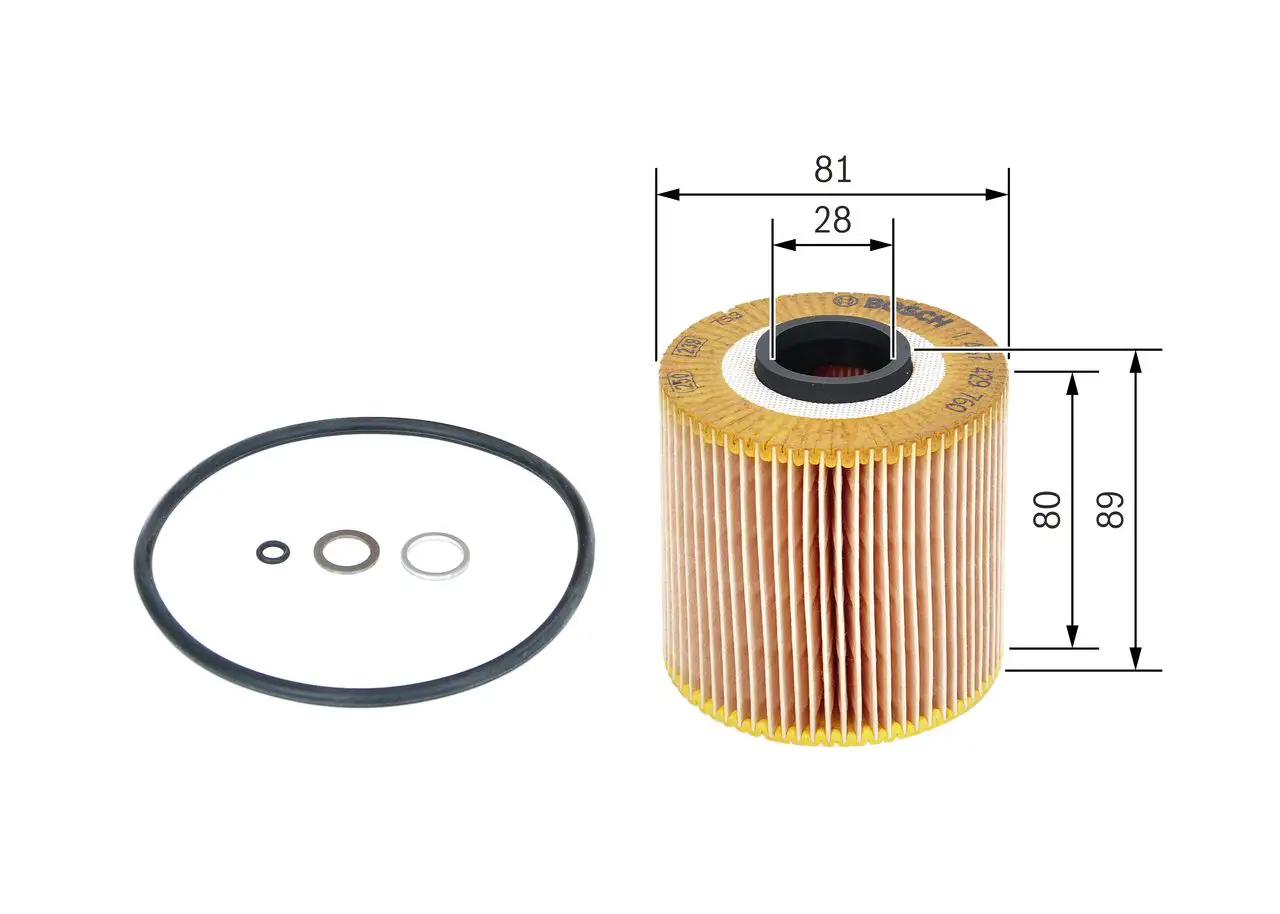BMW E34 518i M40 Yağ Filtresi | BOSCH 1457429760