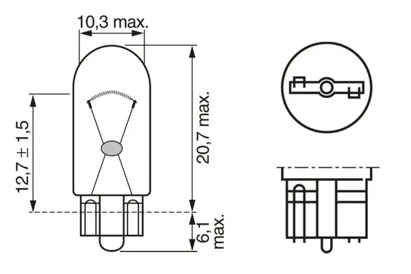 BMW E65 7 Serisi Yan Sinyal Lambası Ampulü | BOSCH 1987302820