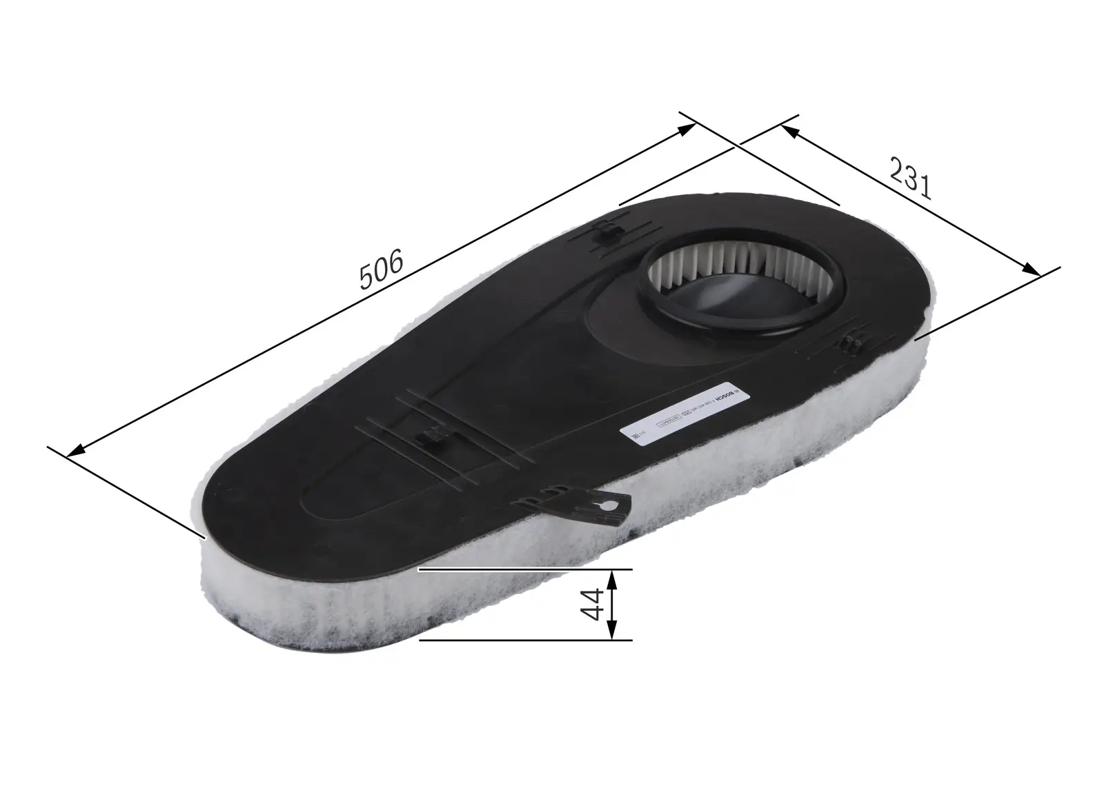 BMW F07 520d GT N47 Hava Filtresi | BOSCH F026400365