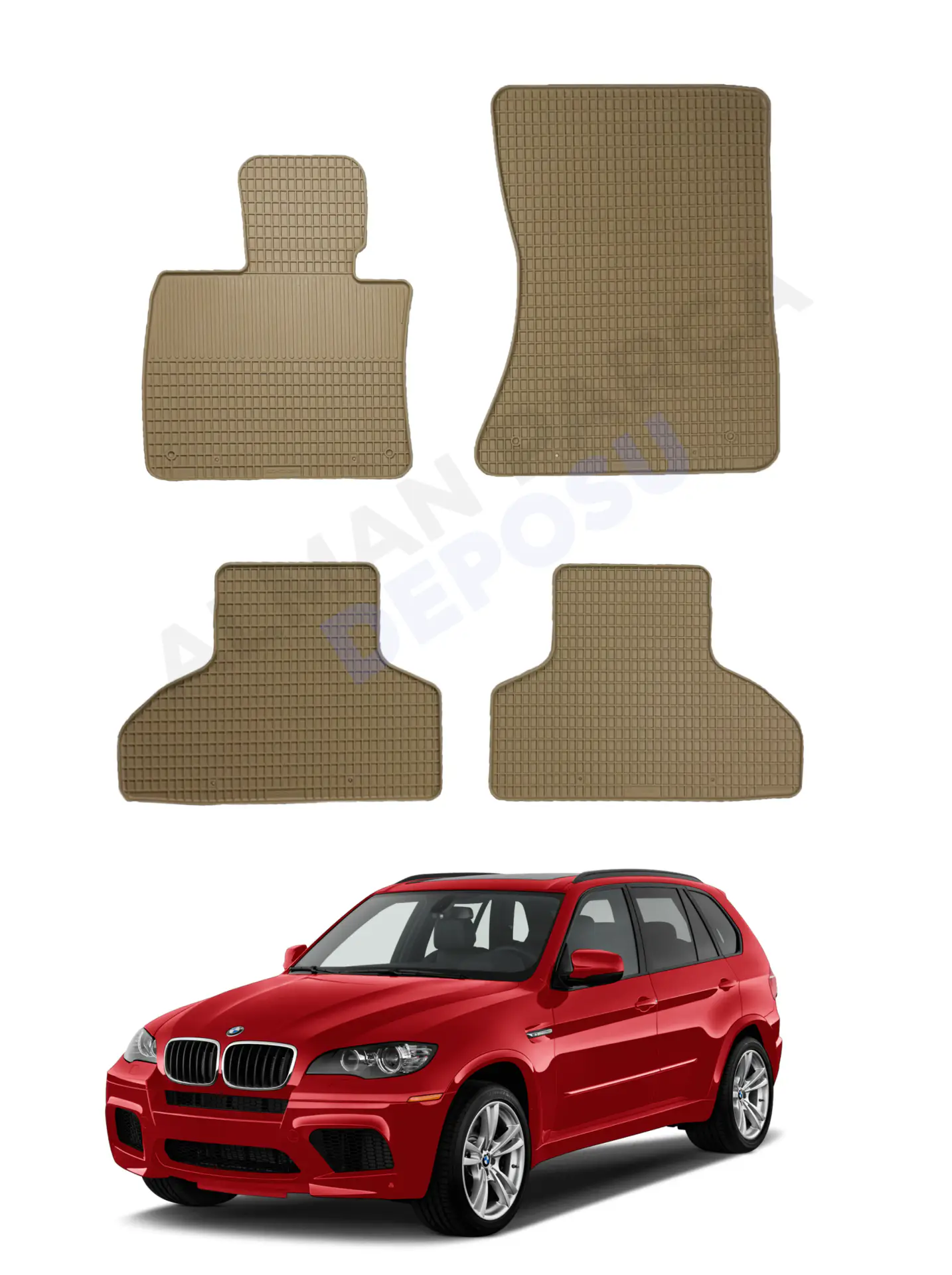 Bmw X5 Serisi E70 Lastik Paspas Bej Koku Yapmaz Orijinal Kesim Schönek