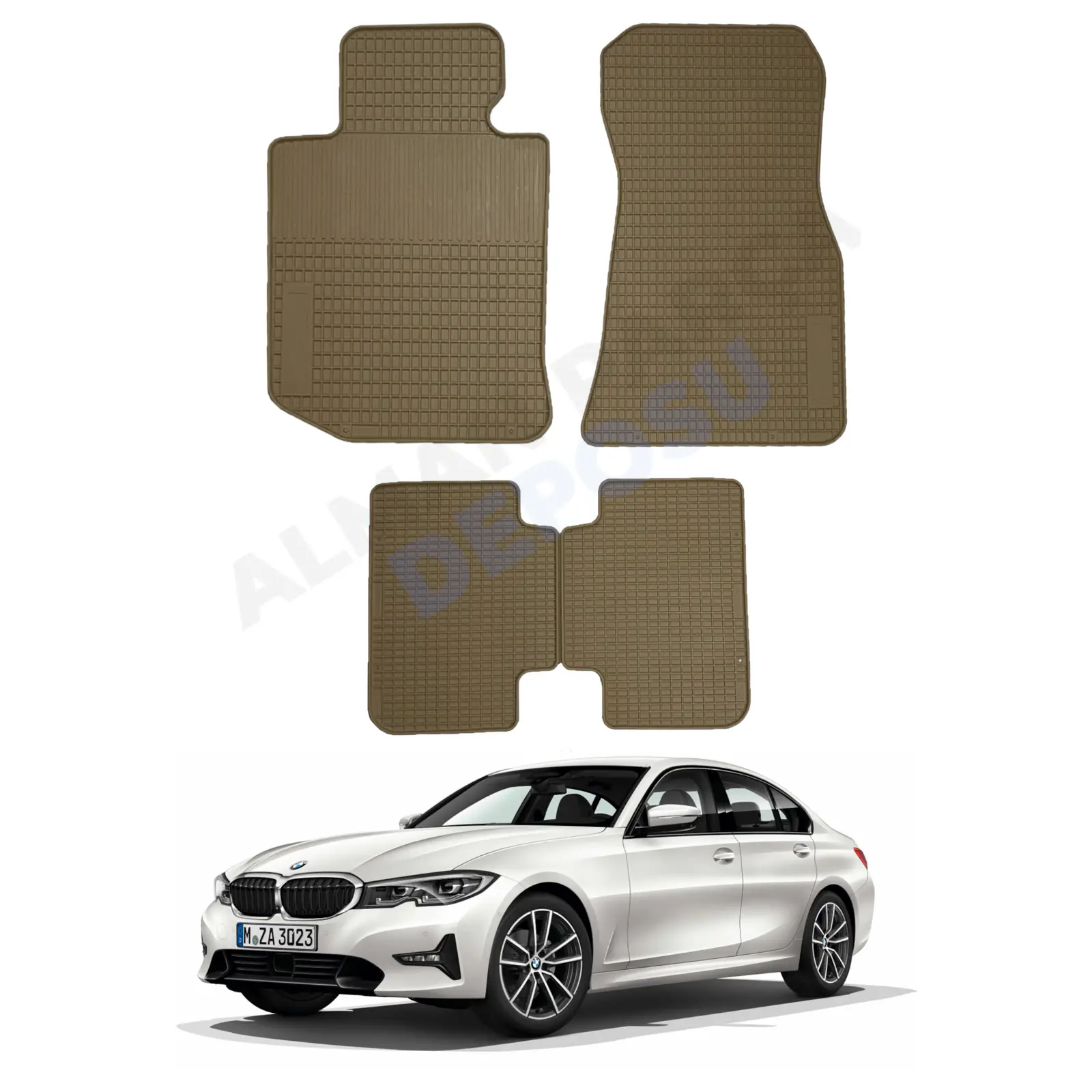 Bmw 3 Serisi 2018- G20 F34 Lastik Paspas Bej Koku Yapmaz Orijinal Kesim Schönek