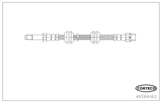BMW 2 Serisi F45 Fren Hortumu Arka | CORTECO 49384162