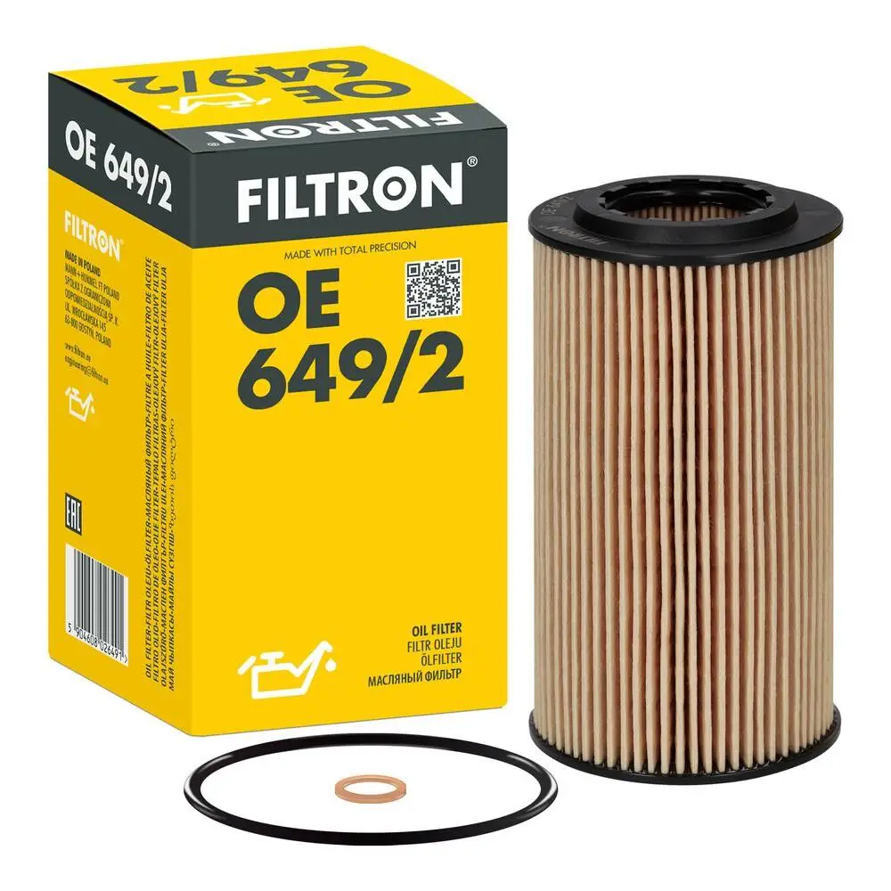 BMW 3 Serisi E46 320 d (Turbodiesel) M47 Yağ Filtresi | FILTRON OE649/2