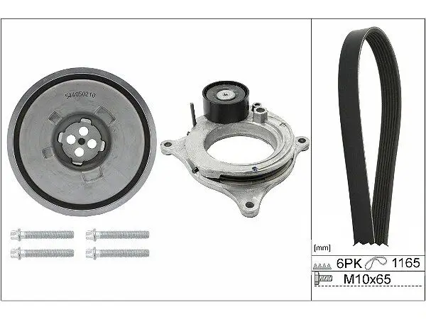 BMW 1 Serisi F20 116i V Kayış Seti | INA 529 0488 20