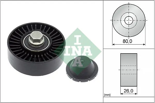 BMW Z4 (E85) 2.5i V Kayış Gergi Rulmanı | INA 532 0512 10