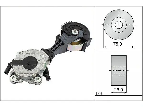BMW 1 Serisi F20 116i V Kayış Gergisi | INA 534 0425 10