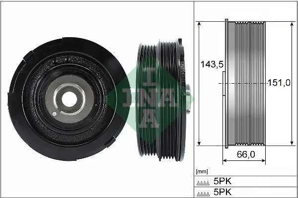 BMW 5 Serisi E39 520 d Krank Kasnağı | INA 544 0069 10