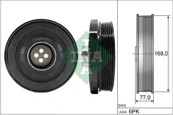 BMW X3 (E83) 2.0 d Krank Kasnağı | INA 544 0130 10