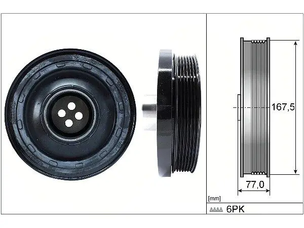 BMW 4 Serisi F32 420i Krank Kasnağı | INA 544 0137 10