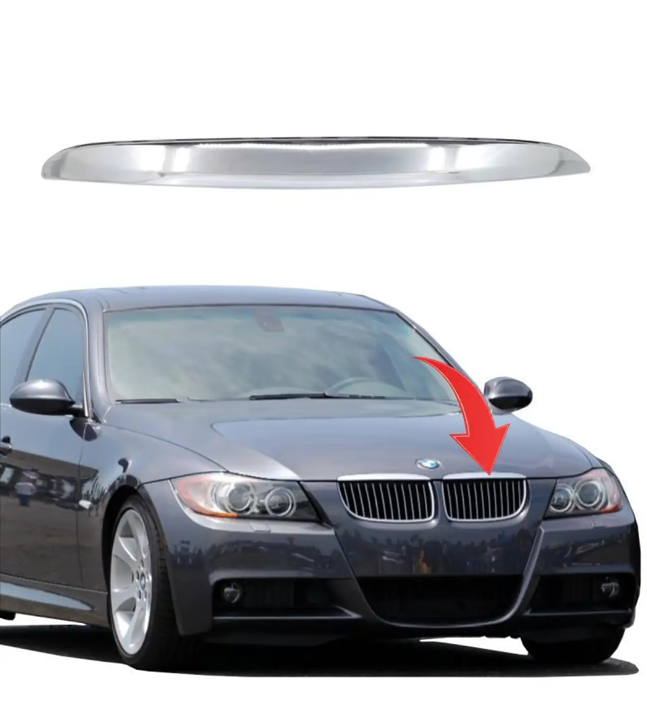 Bmw E90 Panjur Üst Nikelajı Sol | ITHAL 51137117241