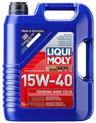 Liqui Moly Touring High Tech 15W-40 Motor Yağı (5 Litre) | LQM-1862