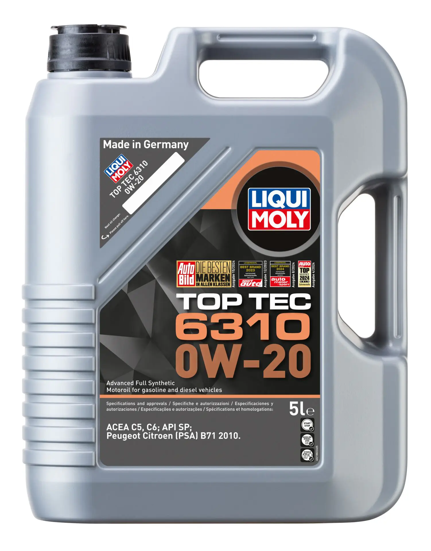 Liqui Moly Top Tec 6310 0W20 5 Litre | LQM-21882