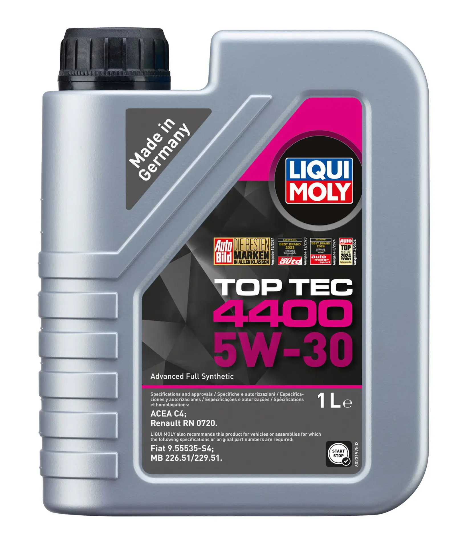 Liqui Moly TopTec 4400 5W30 Motor Yağı 1 Litre | LQM-2319