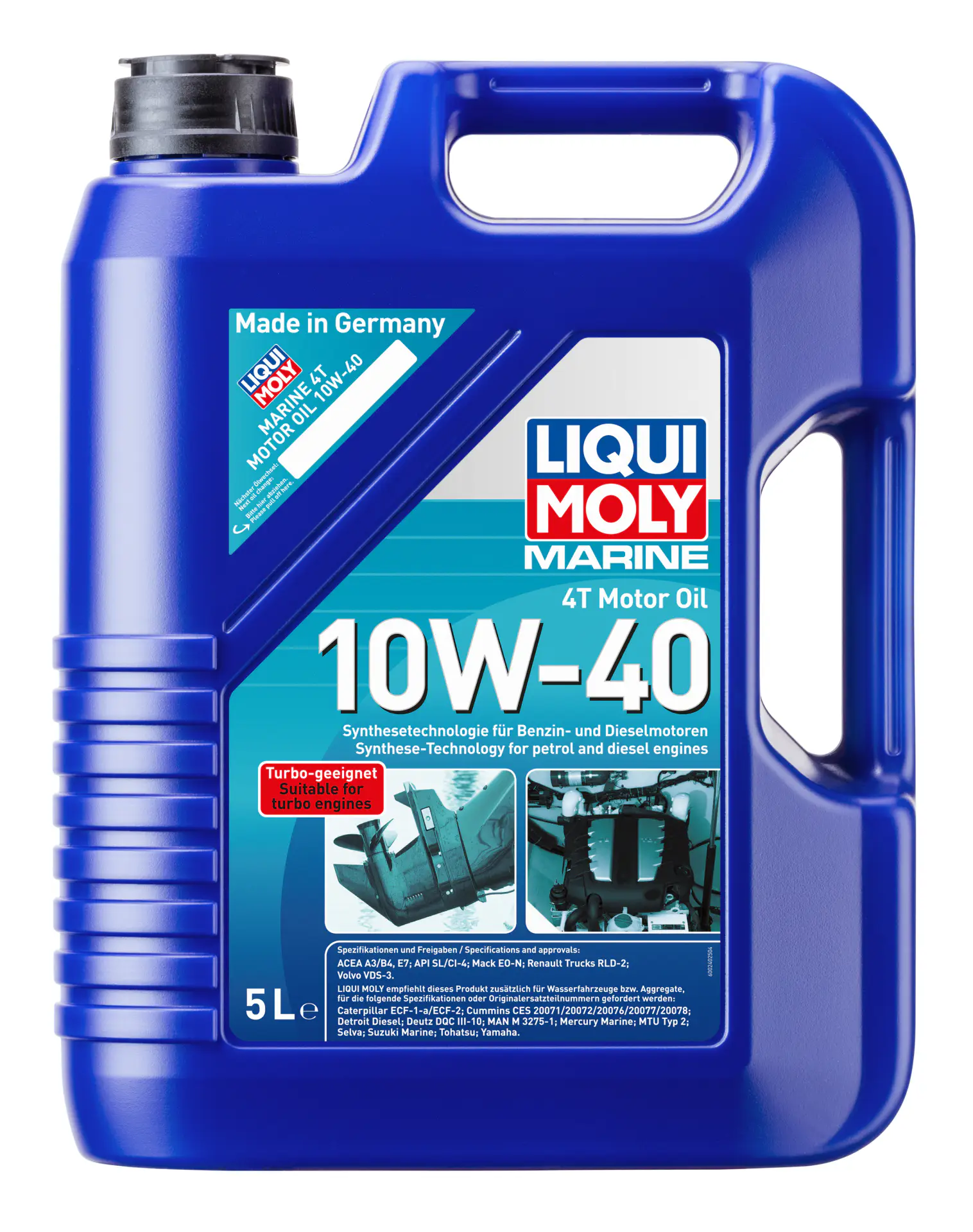 Liqui Moly Marine 4 Zamanlı 10W-40 Motor Yağı (5 Litre) | LQM-25013