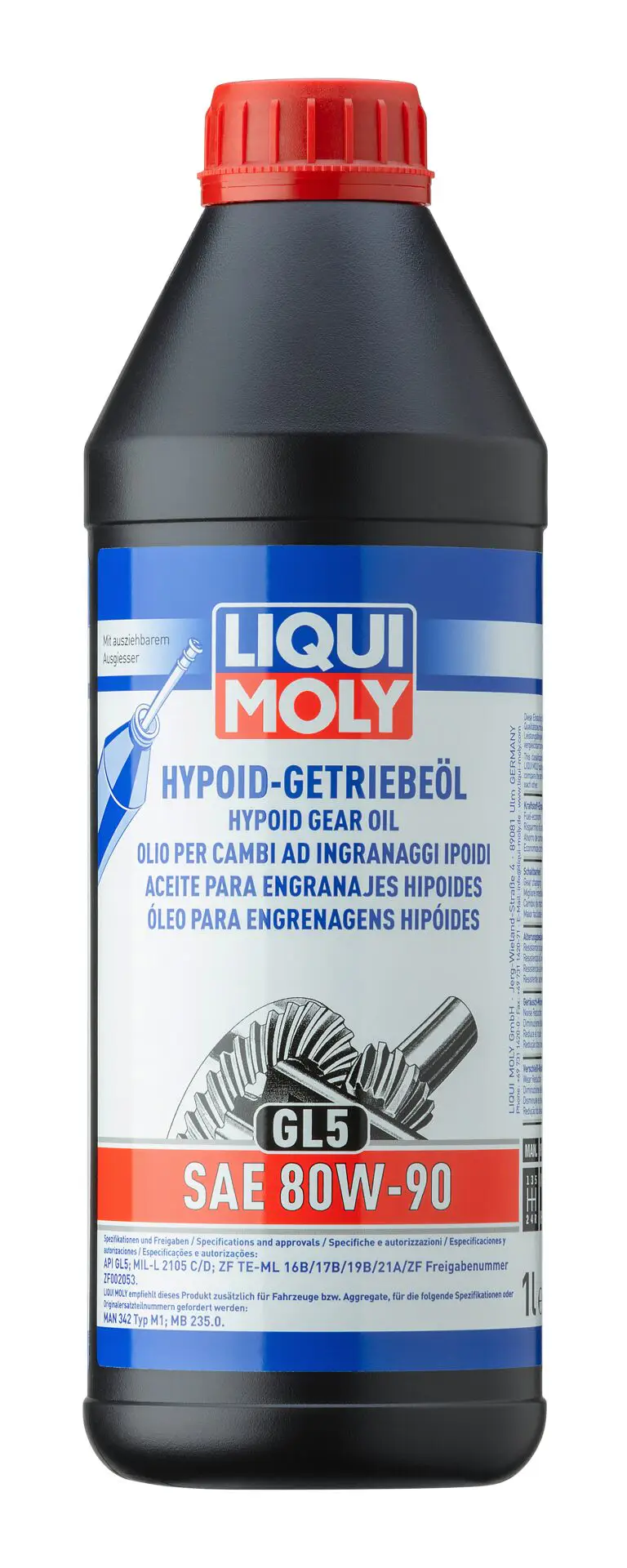 Liqui Moly Hypoid 80W90 Dişli Şanzıman Yağı 1 Litre | LQM-4406