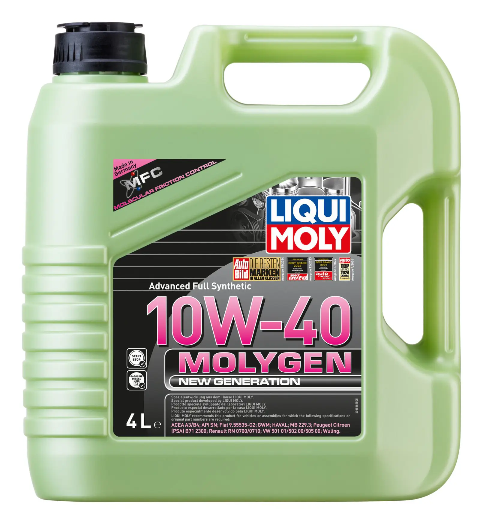 Liqui Moly Molygen New Generation 10W40 4 Litre | LQM-8538