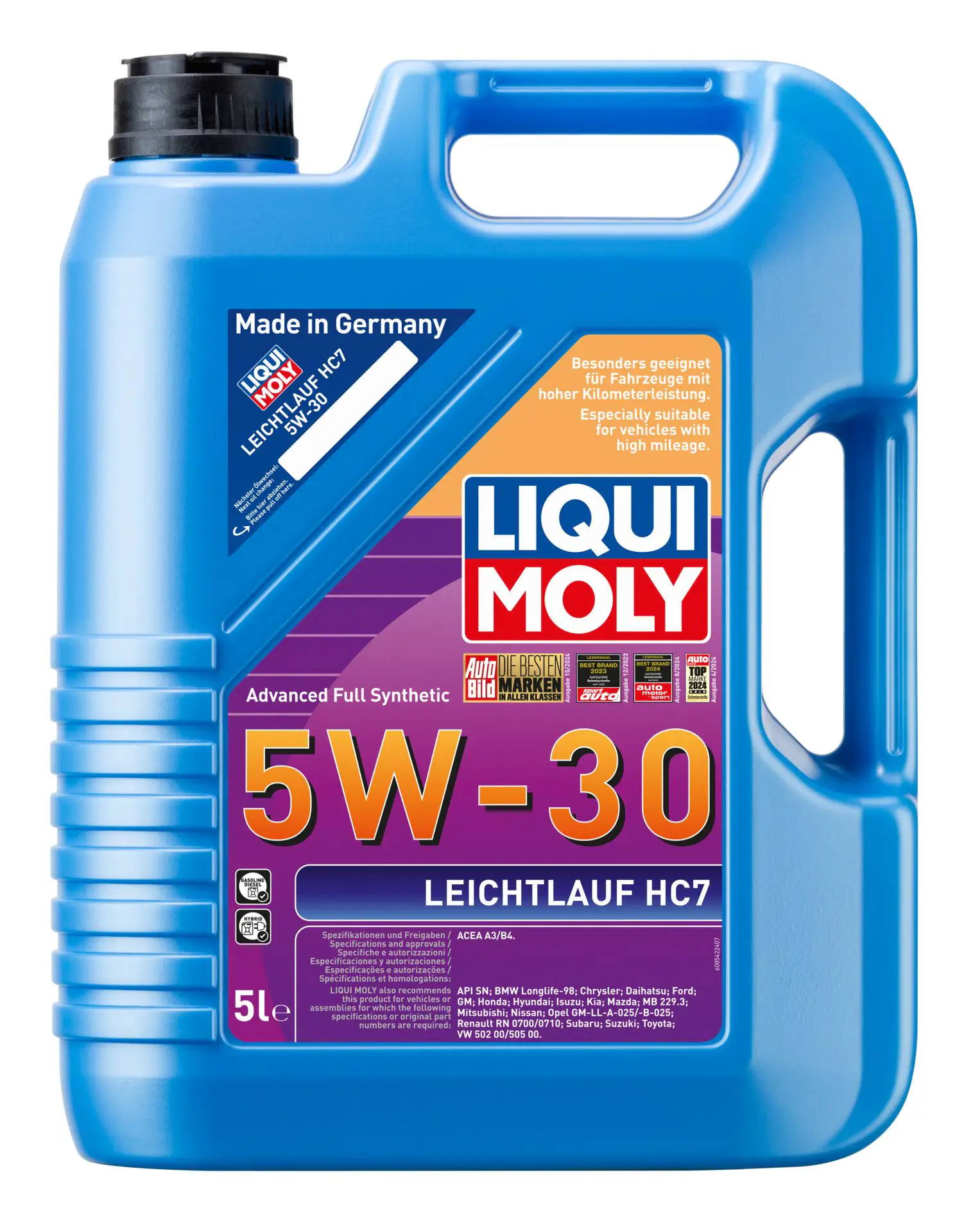 Liqui Moly Leichtlauf HC7 5W30 Motor Yağı 5 Litre | LQM-8542