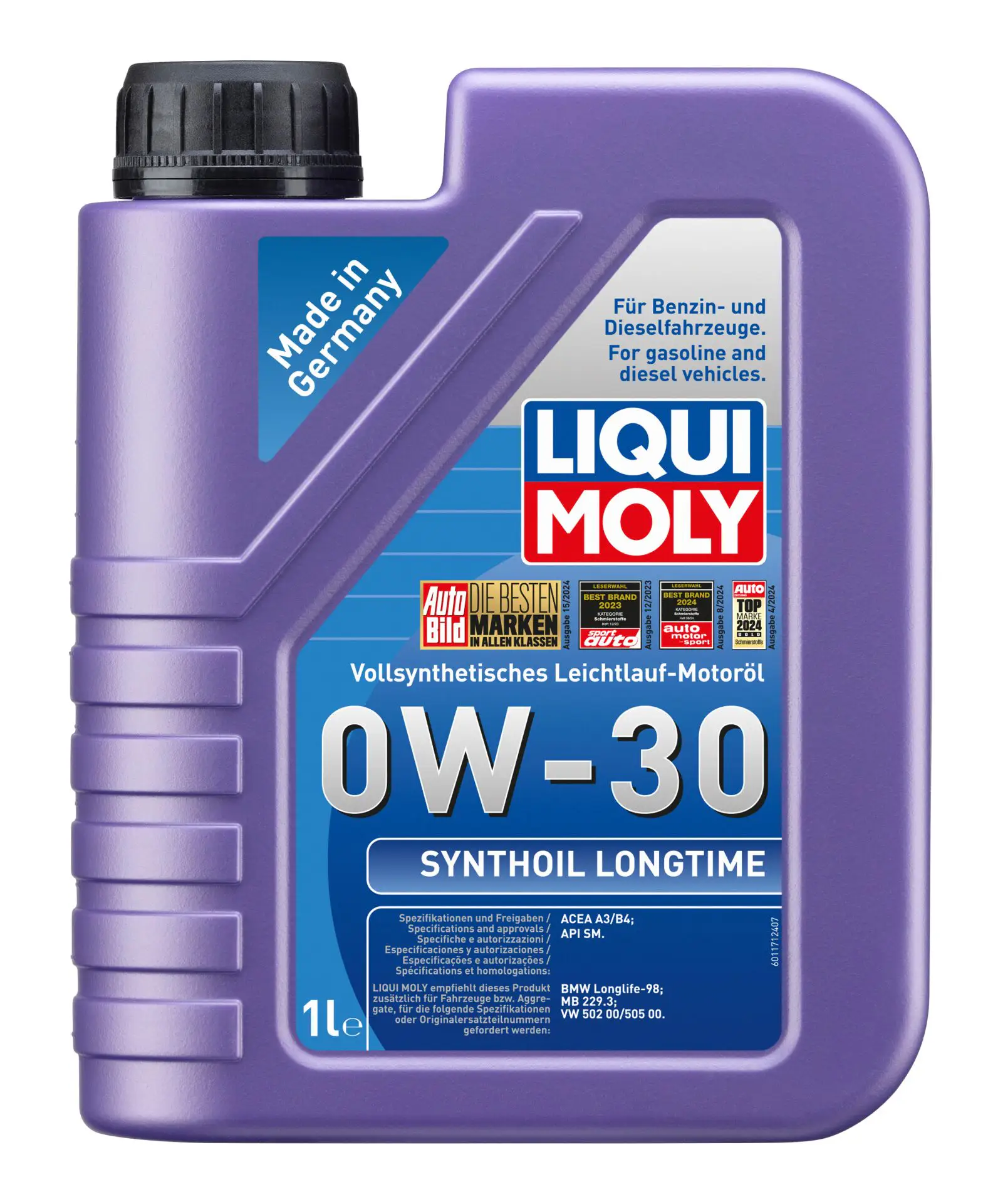 Liqui Moly Synthoil Longtime 0W30 1 Litre | LQM-8976